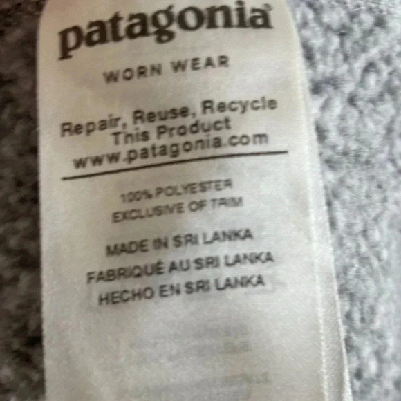 Patagonia Womens Better Sweater Sleveless Fleece Vest Grey Size Medium - Picture 8 of 12